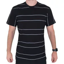 Camiseta Rip Curl Especial Plain Stripe Masculina Preto