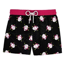 Short Bermuda Gweene Mulher Aranha Desenho Quadrinhos 349