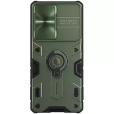 Capa Nillkin Camshield Armor Para Galaxy S21 Ultra - Verde