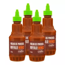 Molho De Pimenta Buffalo Wings 270ml Cepêra - 4 Unidades