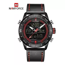 Reloj Led Luminoso Analógico Naviforce 9144 Para Hombre