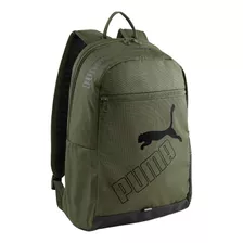Mochila Puma Phase Backpack Ii Color Verde Diseño De La Tela Liso