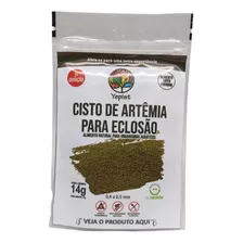 Cisto De Artêmia Para Eclosão Alimento Peixes 14g Yepist