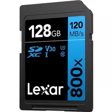 Tarjeta Memoria Lexar 128gb High-performance 800x Uhs-i Sdxc