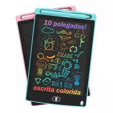 Lousa Infantil Mágica Lcd 10 Pol. Colorida Tablet Desenhar