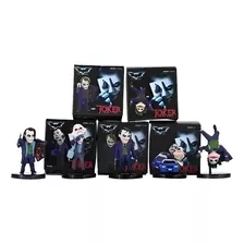 Kit 5 Bonecos Batman Joker Coringa Heath Ledger Com Caixa