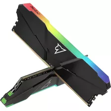 Memória Ram Ddr4 Rgb 3600mhz 16gb 2x8gb Netac Shadow Com Nf