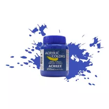 Tinta Acrílica 250ml Acrilex Acrylic Colors Tela Pintura