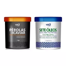 Hidratação Pérola De Caviar 1kg+sete Óleos1kg Envio Imediato