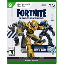 Fortnite Transformers Pack + 1000 Bucks Xbox Series X/s- One