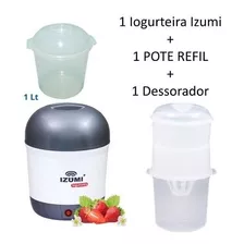 Dessorador P/ Iogurte Grego + Iogurteira Izumi +1 Pote Refil