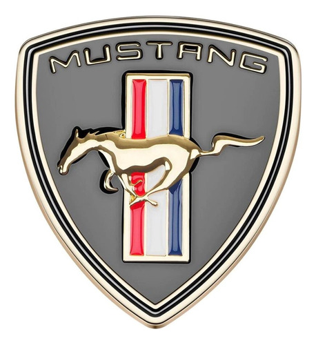 Emblema Embellecedor Ford Mustang Metalico Escudo Poni Foto 6