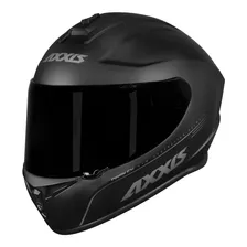 Capacete Moto Fechado Axxis Draken Solid Mono Preto Fosco Tamanho Do Capacete M - (57/58)