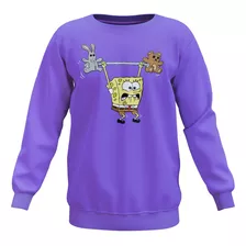 Sudadera Bob Esponja Gym Crewneck Sin Gorro