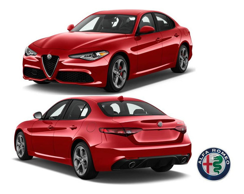 Funda Cubre Volante Piel Nuevo Alfa Romeo Giulia 2015 A 2023 Foto 6