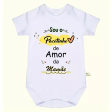 Body Bebê Frases Pacotinho De Amor Da Mamãe F285