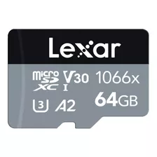 Memória Micro Sd Lexar 1066x 64gb Microsdxc Uhs-i 160mb/s 