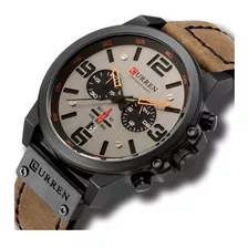 Reloj Analógico Para Hombre Curren 8314 En Blanco Y Negro