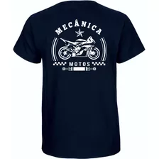 Camiseta Mecânico De Motos,masculina,100% Algodão,básica