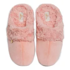 Pantufa Chinelo Plush Navalhado - Cotton Day 