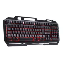 Teclado Gamer Shield Sensação Mecânica Led Abnt2 Gaming Vx Cor De Teclado Preto Idioma Português Brasil