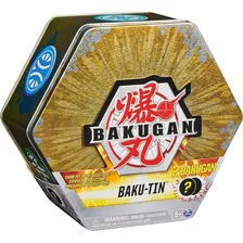 Bakugan Bakun Tin - Lata De Almacenamiento Y 2 Bakugan