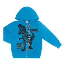 Jaqueta Infantil Masculina T-rex Rovitex Kids Azul