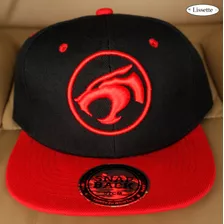 1 Gorra Thundercats Plana Bordada Ajustable Leono Snapback