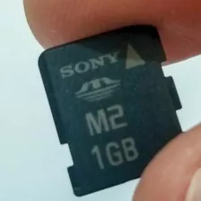 Usado Original Cartão Micro M2 1gb Memory Stick Sony Produo