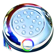 Refletor De Led Piscinas Lagos 15w 12v Ip68 Rgb 1/2 Polegada