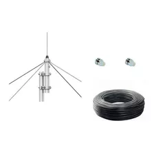 Kit Antena Para Transmissor De Fm 88 A 108mhz + Cabo 10m