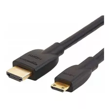 Cable Hdmi A Mini Hdmi Full Hd 1.8mt Njoytech Negro