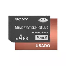 Memory Stick Pro Duo 4gb / Câmera Sony