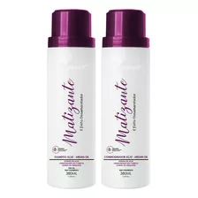 Kit Matizador Shampoo E Condicionador 380ml Aramath