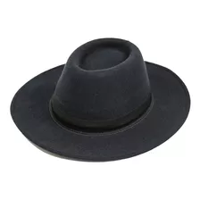 Chapéu Fedora Preto Masculino Feminino Gótico