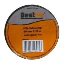 Fita Isolante Bestfer Preta 20 Metros 18mm X 20m Bfh1302