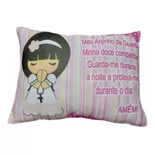 Naninha Travesseiro Infantil Santo Anjo Oração