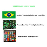 Kit DecoraÃ§Ã£o Do Brasil Copa Do Mundo 2022.