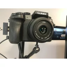 Panasonic Lumix G7 + Elgato Camlink + 2 Lentes + Acessorios