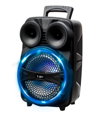 Parlante T-go Sicilia Sp0810ca Portátil Con Bluetooth Negro 220v
