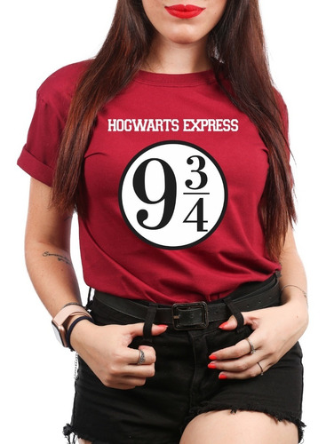 Camiseta Feminina Harry Potter Plataforma 9 3/4 Tumblr Geek