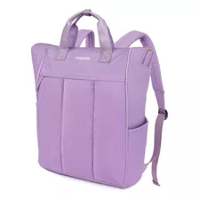 Mochila Para Portatil Para Mujer, 15,6 Pulgadas Color Mor...