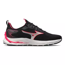 Tenis Mizuno Wave Mirai 5 - Feminino - Preto-rosa Original