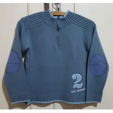 Sweater Cheeky Talle 10 Años Color Azul Y Celeste
