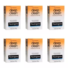 Kit C/06 Neutrogena Deep Clean Sab Facial Limp Prof 80g