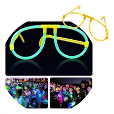 5 Anteojos Quimico De Neon Cotillon Luminoso Lentes Aviador