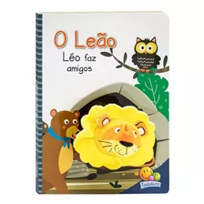 Livro Infantil Dedinhos Fantoche Leão Leo Faz Amigos Todoliv