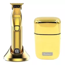 Maquina Acabamento Kemei Km I32s Gold Km Tx1 Shaver Gold