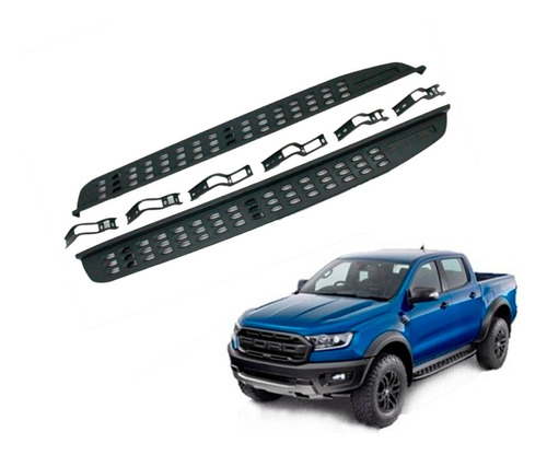 Estribos Metalicos Compatibles Con Ford Ranger 2016 Al 2019 Foto 4
