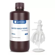 Resina Lavable Al Agua Anycubic 1kg Blanca